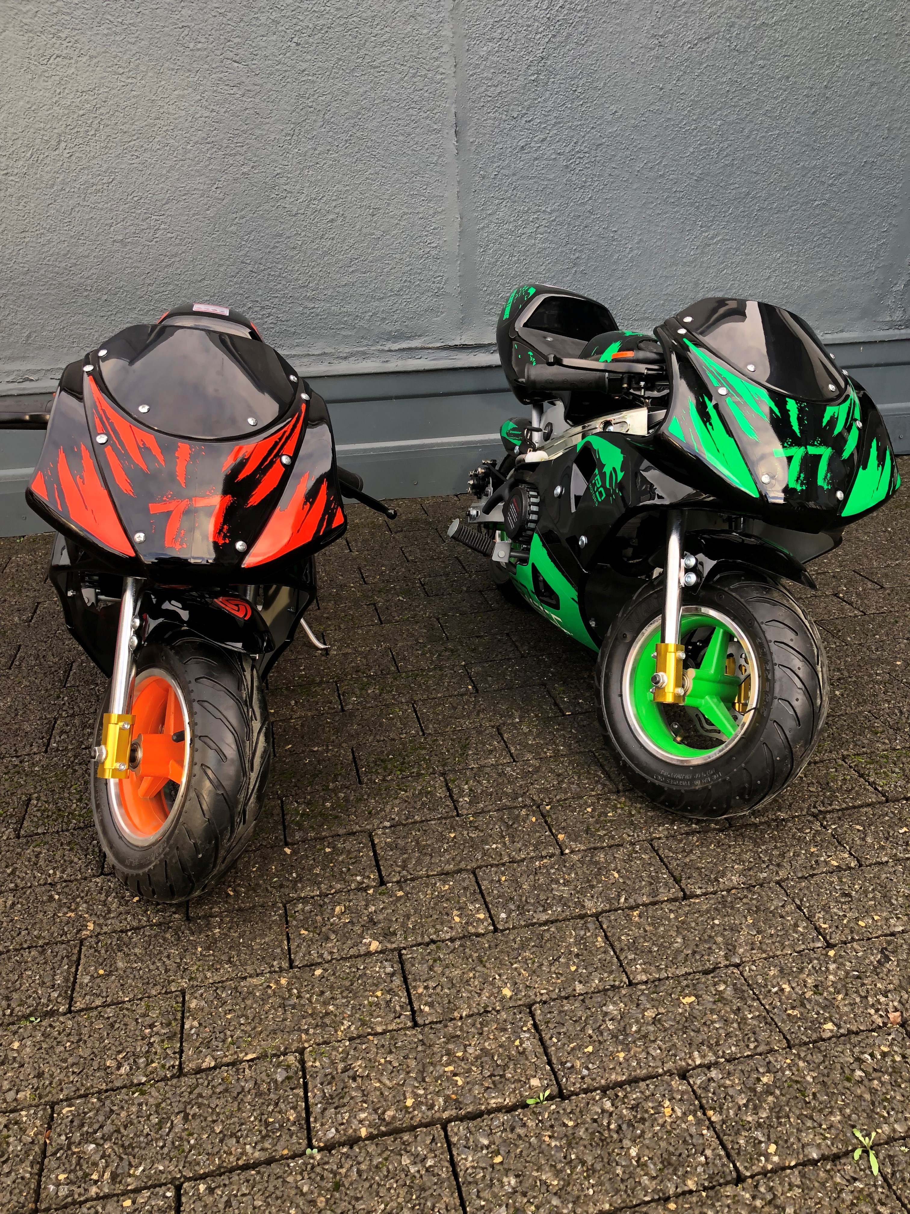 Nitro Motors PS77 Pocketbike 49cc 6.5 Zoll Minibike Racing Model