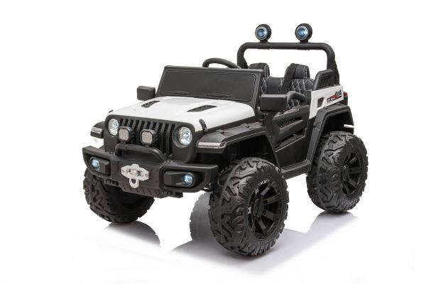 Kinder Elektro Auto Geländewagen 4x4 Offroad 2-Sitzer 4x 30W 12V 10Ah 2.4G  RC Bluetooth, E-FAHRZEUGE, Markus BikeShop