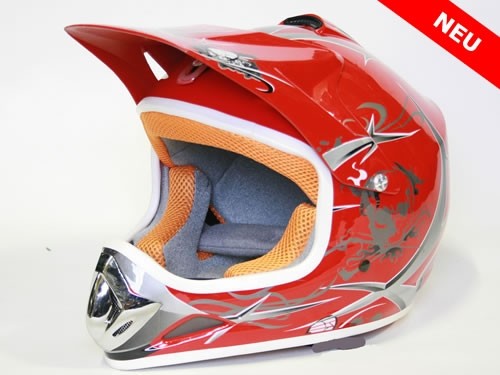 Kinder Crosshelm rot