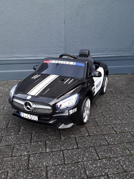 Lizenz Kinder Elektro Auto Mercedes-Benz SL500 Police 2x40W