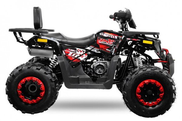 Rugby RS10 CVT V2 maxi Quad 180cc 10 Zoll Automatik + Rückwärtsgang Kinderquad Atv Platin Line