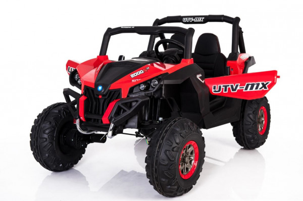 Kinder Elektro UTV Auto Deluxe 4x 35W 2x12V 14Ah (2x7Ah) 2.4Ghz RC 2 Sitzer