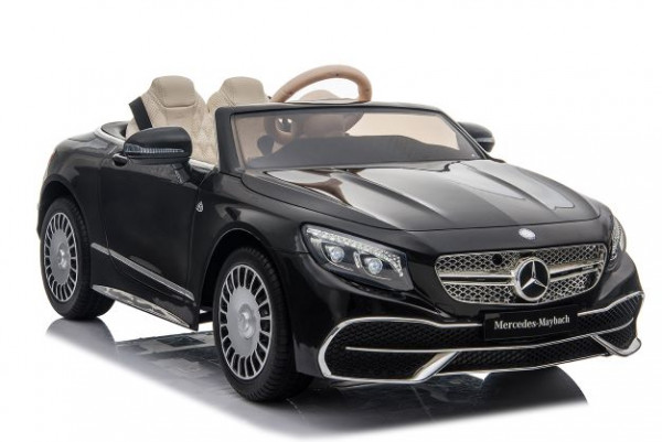 Lizenz Kinder Elektro Auto Mercedes S650 Maybach 2x35W 12V 7Ah Soft Reifen