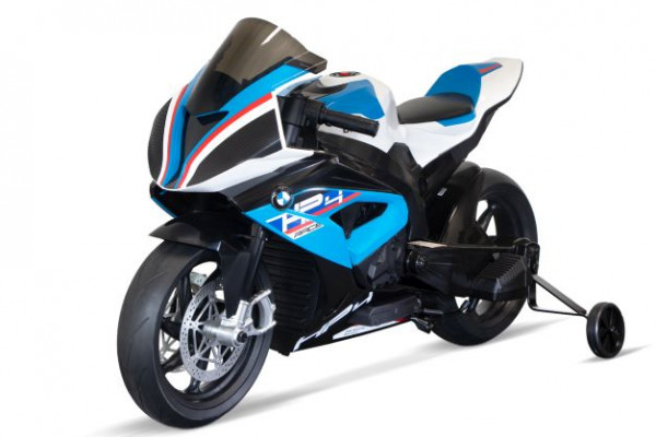 Elektro Kinder Motorrad BMW HP4 mit Lizenz 2x 35W 12V/7Ah