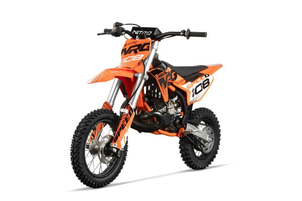 NITRO 50cc NRG50 Performance Dirtbike 14/12 hydraulic brakes