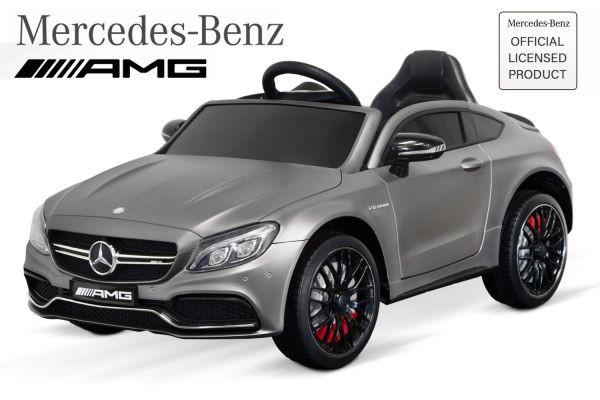 Elektro Kinderauto Mercedes C63s AMG lackiert mit Lizenz 2x25W 12V/7Ah