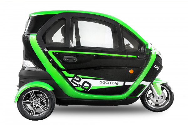 EEC Elektroauto Geco Ole 2000 V8 2kW inkl. 4,2 kW/h Batterien Straßenzulassung EEC