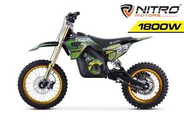 NITRO MOTORS E-Dirtbike 1800W 48V Tiger Lithium 13Ah 14/12