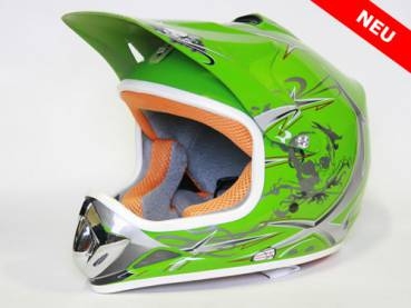 Kinder Crosshelm grün | Markus BikeShop | Funsport Fahrzeuge