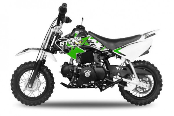 70cc Dirtbike Storm 10/10 Automatik mit E-Start Crossbike V2