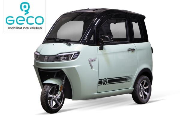EEC Elektroauto Geco Sera V2 1,5kW inkl. 3,6 kW/h|60V 60Ah Batterien Straßenzulassung 45km/h